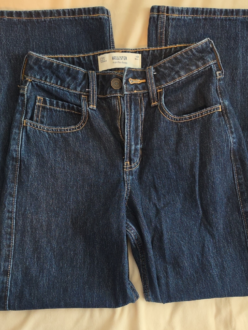 Hollister Dark Indigo Baggy Jeans
